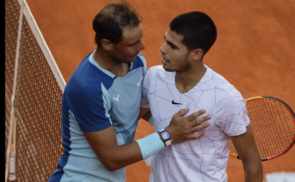 Spain's Rafa Nadal And Carlos Alcaraz Have The French Open Title In ...